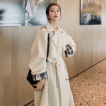 모던아이템 트렌치 코트 F8808 중간 기장 : 모던 아이템