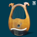 미니하프리라 휴대용 취미악기 초보자를 위한 19현 16현 틈새 악기 베니어  95 : 엠트레이더스