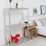 이지랙 철제선반 조립식 앵글 선반 베란다 경량 랙 무볼트 600X300X1200 코팅합판 : 정품할인샵동림