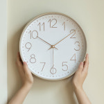 국산 플라이토 무소음 인테리어 벽걸이시계 거실 사무실 마카롱 예쁜 벽시계 : 플라이토