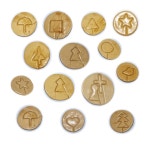 다양한 달고나 뽑기 세트 자동차 우산 오징어 모양 : 자홍상점