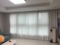 창원 중동 유니시티3단지 아파트, 커튼 블라인드 홈스타일링 : 데코인 홈