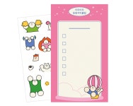 [모닝커피클럽] 아자아자 응원 커피 클럽 스티커 : 모닝커피클럽