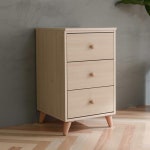 거실 안방 포인트 3단 서랍장(40cm 4색) 저렴한 유럽풍 긴 예쁜 와이드 옷 : 자르파라