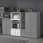 미니멀 높은 부엌 렌지 밥솥 수납장 600 (2색) 밥통 다이 가구 렌즈 주방 : 자르파라