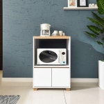 북유럽 오크화이트 광파오븐렌지대 600 주방용 레인지 부엌 수납 거치대 장 : 자르파라