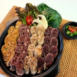 용인 백암 순대 토종 김치 백순대 찰순대 500g 1kg : 하울Food