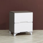 자취방 깔끔수납 모던 2단 수납 서랍장(50cm) 양말 원룸 이쁜 빈티지 광폭 : 자르파라