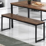 인더스트리얼 철제 벤치의자 140cm (4색) 주방 디자인 예쁜 다이닝룸 이쁜 : 자르파라