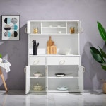 프렌치주방 조리대 벽수납장 1200 (화이트/네이비) 접시 엔틱 다용도 키친 : 자르파라