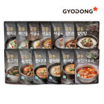 교동식품 육개장 사골곰탕 소고기미역국 설렁탕 오징어무국 선지해장국 콩비지 버섯들깨탕 돼지국밥 황태해장국 사골우거지국 육수 추어탕 등... 