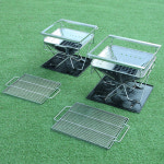 와이드 화로대 중형 폼가방 포함 접이식 캠핑화로대 바베큐그릴 : 주식회사 캠핑일번가