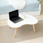 티탁자 쇼파용 1인 원형 거실용 소파 좌식 밥상 테이블 : 이레샵몰