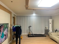 마산 호계 코오롱하늘채 아파트, 거실스타일링 쉬폰커튼 : 데코인 홈