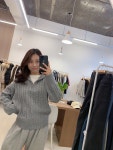 꽈배기집업 터틀집업 집업니트 : 시즈에트