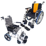 일반형 어린이 알루미늄 경량 휠체어 대여 약정기간 1개월 다리 깁스 기부스  왕복배송비 지원 : 경동의료기상사