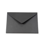 165x115mm 밍크지 검정 블랙컬러120g 엽서형 종이카드 엽서봉투 1세트50장 : 정문패키지 스토어
