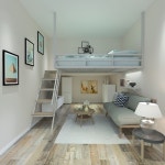 벙커침대 낮은 철제 원목 수납 맞춤 제작하다  고가침대 아래 탁자성 공간 다락방 : 아시아플러스