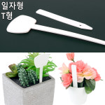 식물 표시판 작물 팻말 이름표 텃밭 꽃 수목 : 집이 산다