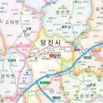 당진시지도 코팅 - 당진 지도 충청남도 도로 우리나라 전도 : 나우맵