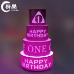 바 와인 꽂이 칠색 LED 케이크 발광 노래방 귀빈 생일 축하 : 다숲이마켓
