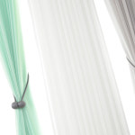 [해든하우스] 여리여리 화이트 쉬폰커튼 (9color) : 해든하우스