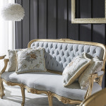 원목 엔틱 소파 3인용 수공예 골드 클래식 프렌치 가구 더젠틀 베누스 : 더젠틀