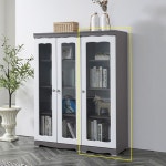 낮은 모던프로방스 틈새 유리수납장 40cm (2색) 와인장 소품 클래식 양주 : 자르파라