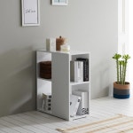 양방향 수납형 미니 2단 선반 책장 (3색) 국민 장식 이쁜 책방 서재 만화 : 자르파라