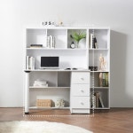 자녀 공부방 모던 책상 1135mm (4색) 일자형 자취방 데스크 중학생용 슬림 : 자르파라