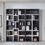 모던 멋진 서재인테리어 거실붙박이형 책장(7컬러) 공부방 오픈 정리함 LP : 자르파라