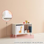 휘뚜루마뚜루 낮은 화이트 1단 원룸 선반 책장 북카페 시스템 진열장 국민 : 자르파라