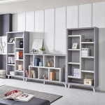 모던 북유럽 H 거실 오픈형 책장 세트 (7색) 사무용 아파트 전시용 책꽂이 : 자르파라