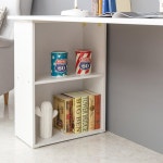 북유럽 원룸 하단책장/서랍형 책상 1200 (2색) 고등 초등학생 일반 공부 큰 : 자르파라