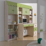 지붕수납 와이드 어린이 동화 책꽂이 책상 (5색) 이쁜 멋진 대학생 개인용 : 자르파라