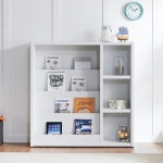 거실 아이방 아동용 어린이 동화책장1200(3컬러) 오픈 유아 교구 진열장 : 자르파라