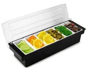 편리한 업소 카페 양념 소분 가니쉬 케이스 백종원 PC 토핑 반찬 조미료 설탕 소금 통 : 푸른망고