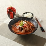 (면포함)의리짬뽕 중국집 짬뽕 그대로 진정한 불맛 캠핑 간편조리 1.5인분 : 의리푸드