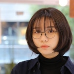 드므앤 안경 인아웃02 INOUT02 COL3 블랙 티타늄 남녀공용 동그란안경테 : 유리아이