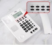 발신자표시 재다이얼기능 유선전화기오빌 OID-779 화이트 온후크 단축키 포즈 사무실 : 쩡허니