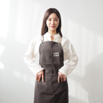 토비 캔버스 방수 바리스타 카페 주방 데님 앞치마 : 하룻길