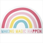 레인보우 규조토 발매트 욕실 싱크대 무지개 주방 매트 : 카페테라스