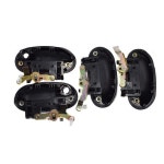 ISANCE 4PCS 외부 도어 핸들 FL FR RL RR 블랙, 현대 악센트 1995 1996 1997 1998 1999 OEM #82660-22000/83650-22000 : local51