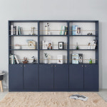 고급 북유럽 책꽂이 선반 높은 장식장 나무 수납함 거실 서재 와이드 집 공간 가로 화이트 그레이 네이비 틈새 키큰 원목 전면 키높이 오픈... 