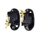 ISANCE 4PCS 외부 도어 핸들 FL FR RL RR 블랙, 현대 악센트 1995 1996 1997 1998 1999 OEM #82660-22000/83650-22000 : local51