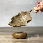 [다도 다구 다기] 예향원 나뭇잎 도자기 차거름망 세트 E-9369 : 예향원