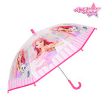 시크릿쥬쥬 50 하트 비닐 투명 우산 (22UM) 쥬쥬 유아 아동 어린이 유치원 여아 키즈 : 올유키즈