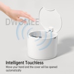 자동센서휴지통 자동쓰레기통 작은 5l 상자 모양 미니 적외선 센서 small smart : 글로벌 유엠