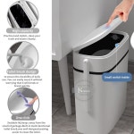 자동센서휴지통 자동쓰레기통 화장실 브러시 세트 욕실 플라스틱  주방  가정용 청소 도구 : 글로벌 유엠