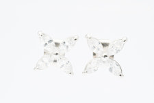 [샤마임그레이스] 925실버은침귀걸이 (H-029) 큐빅스타일 : styliu